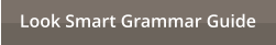 Look Smart Grammar Guide